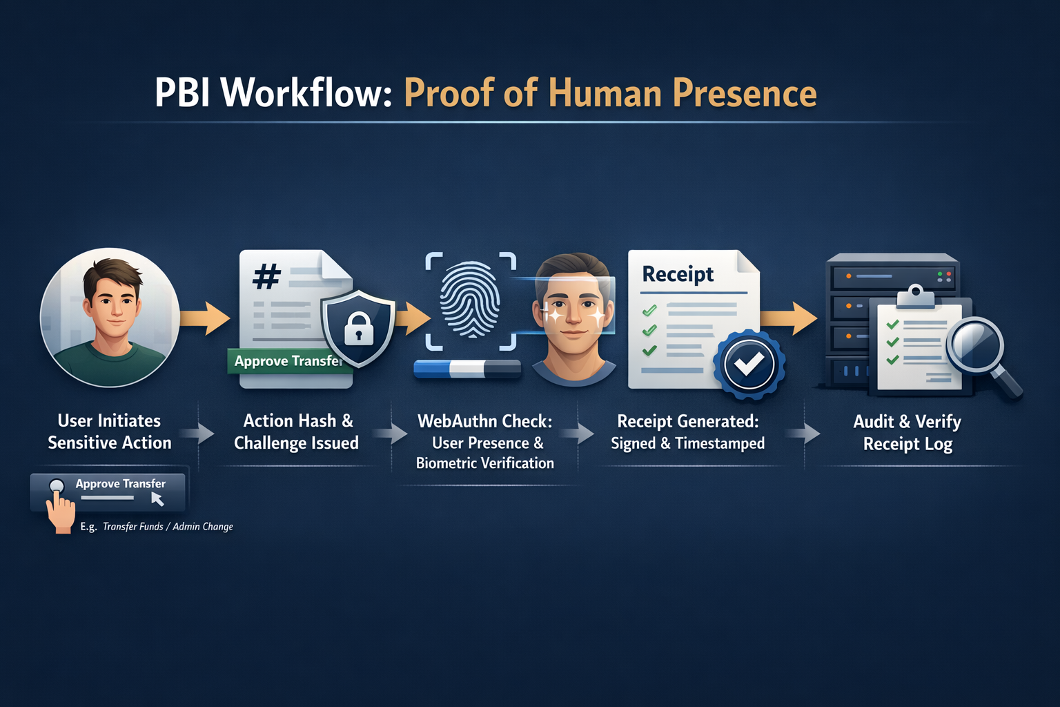 PBI Workflow: Proof of Human Presence